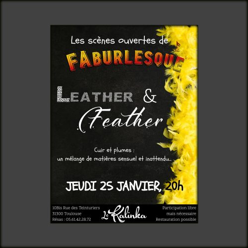FAburlesque : Leather & Feather
